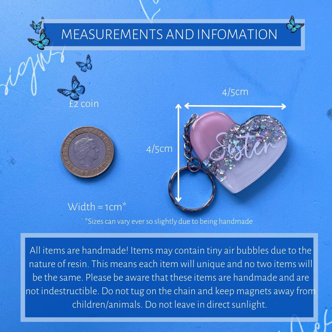Mum Resin Glitter Heart KEYRING, Mum Gift, Mum keyring, Mothers Day Gift, Birthday Gift, Christmas Gift, Gift for Mum, Gifts for Her New Mum