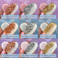 Resin Heart 'Choose any Name/Text' Leaf KEYRING | Choose any name Gift | Personalised Gift | Birthday Gift | Thank you Gift