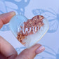 Nanna Resin Leaf Heart MAGNET | Fridge Magnet | Nanna Gift | Personalised Gift | Gifts for Nanna | Thank you Gift | Birthday Gift
