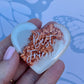 Best Friend Resin Leaf Heart MAGNET | Fridge Magnet | Bestie Personalised Gift | Gifts for Best Friend | Thank you Gift | Birthday Gift