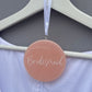 Bridal Pink Hanging Circle | Choose your own text or Wedding options | Hanger Decoration or Wall Decor | Gift for Bride, Maid of Honour, Bridesmaid & more | Bridal Favours