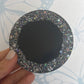 Black & Silver Hanging Circles