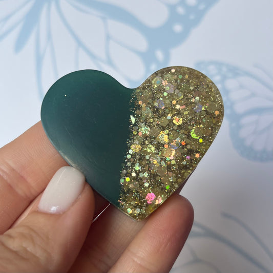 Green & Gold Keyrings or Magnets