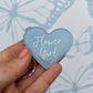 Bridal Blue Heart Keyring | Choose your own text or Wedding options | Gift for Bride, Maid of Honour, Bridesmaid & more | Bridal Favours
