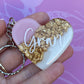 Gran Resin Leaf Heart KEYRING, Gran Gift, Granny Gift, Gran keyring, Birthday Gift, Christmas Gift, Keyring For Women, Custom Keychain